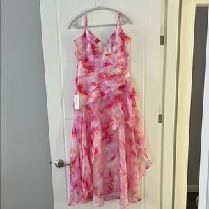 Bardot Pink Tie Dye dress